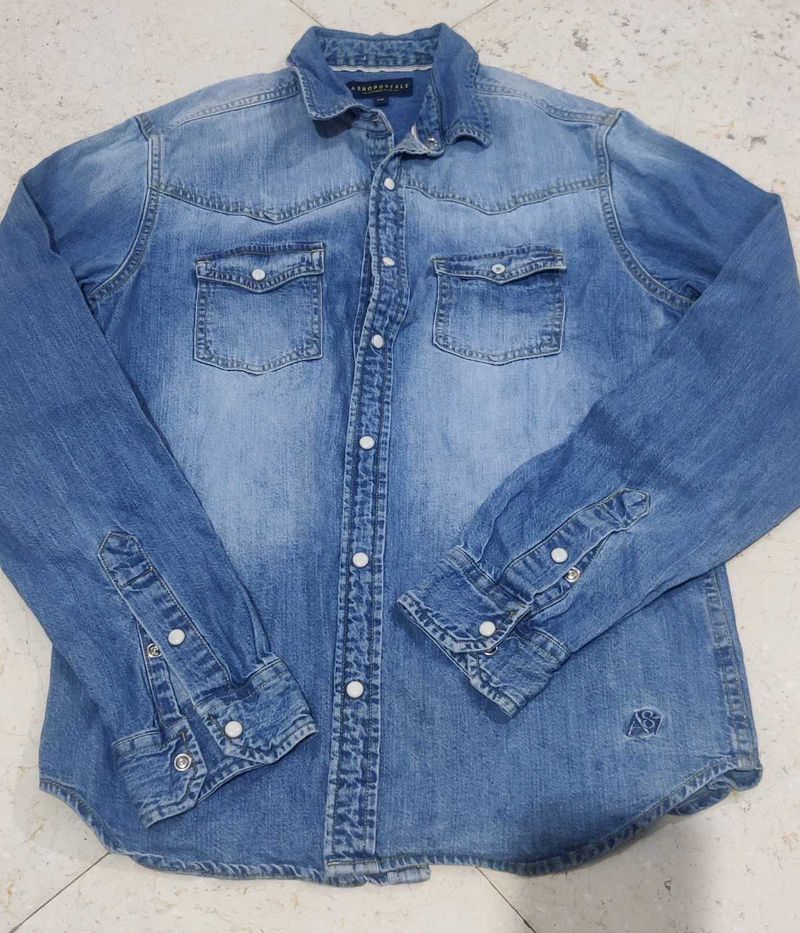 Double shaded denim shirt
