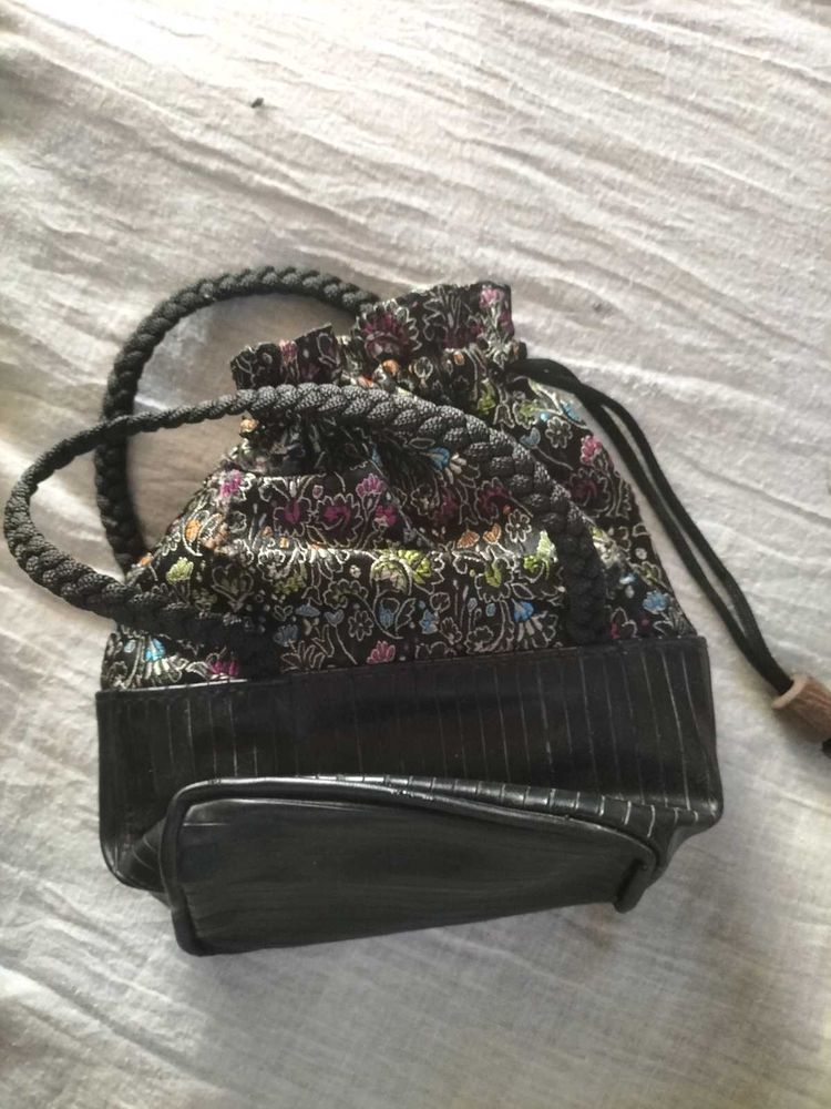Vintage Floral Drawstring Hobo Bag💕