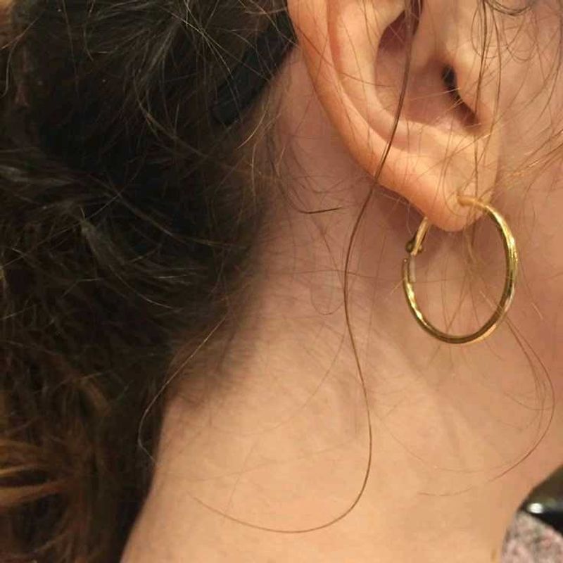 3 Classic Gold Hoop Earrings