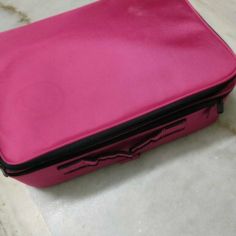 Pink Travel Cosmetic Bag