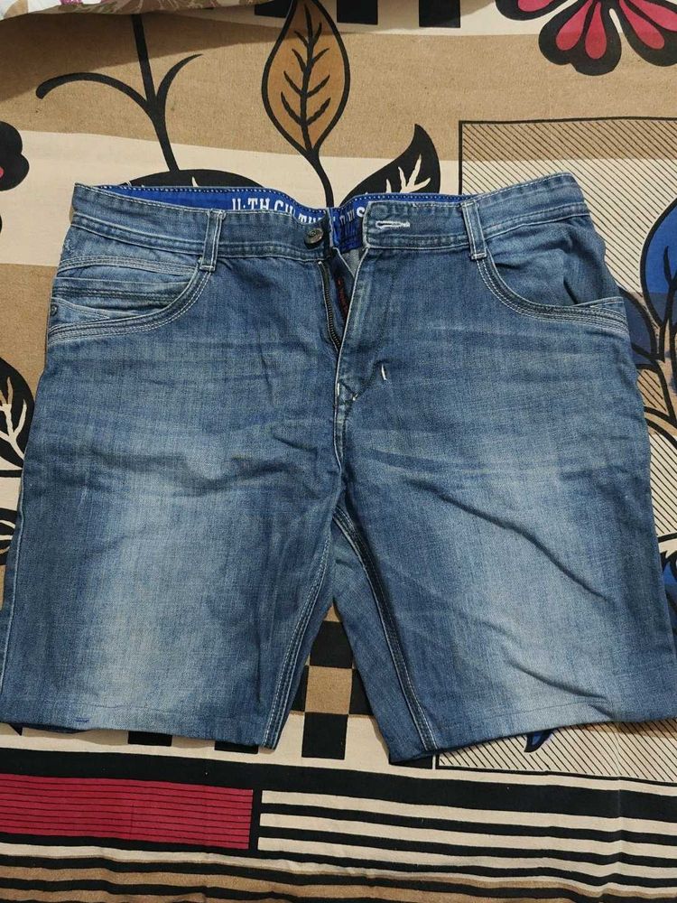 Blue Denim Jorts