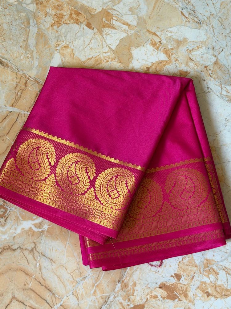 mysore crepe silk saree