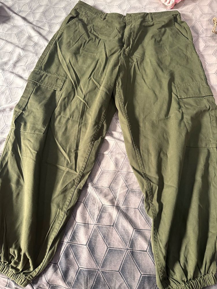 Olive Green Cargo Pants