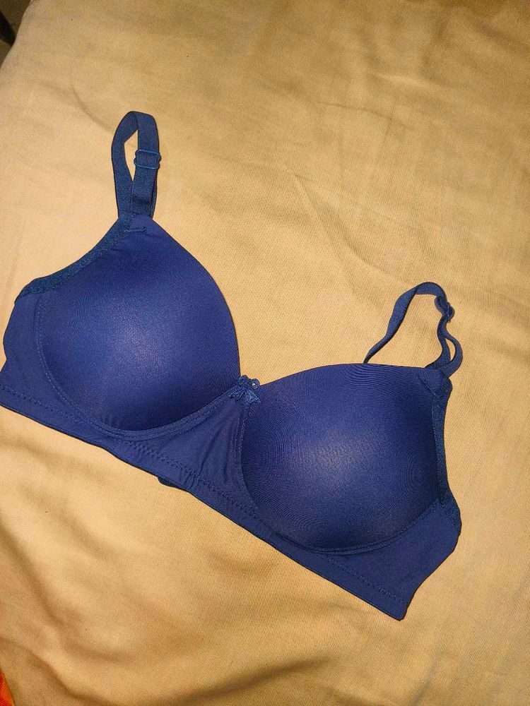 Comfortable Blue Padded Bra