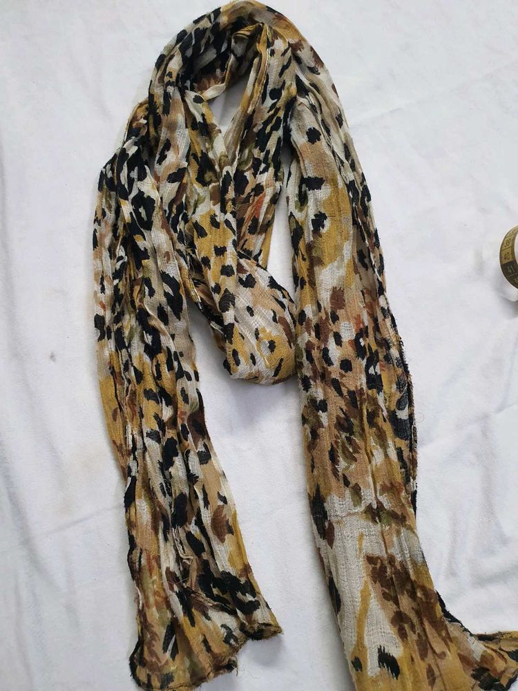 wrinkled cotton scarf