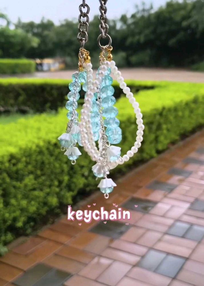 Cute Beaded Keychain