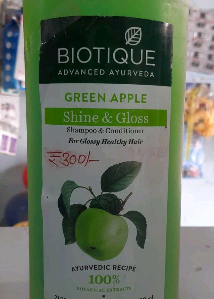 Biotique Green Apple Shampoo &amp; Conditioner