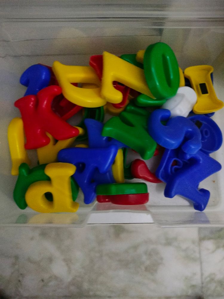 Educational Alphabet With Counting.