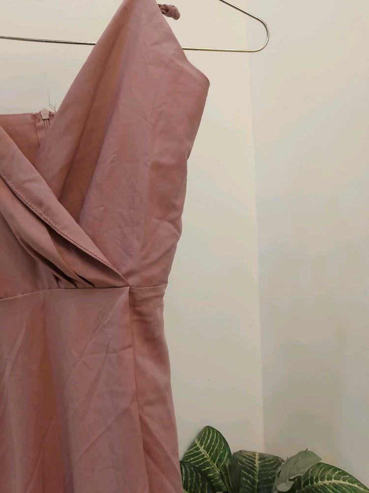 Dusty Rose Sleeveless Dress