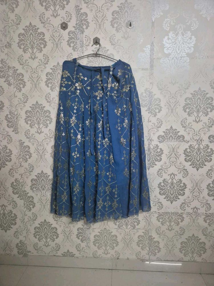 Blue &amp; Gold Skirt