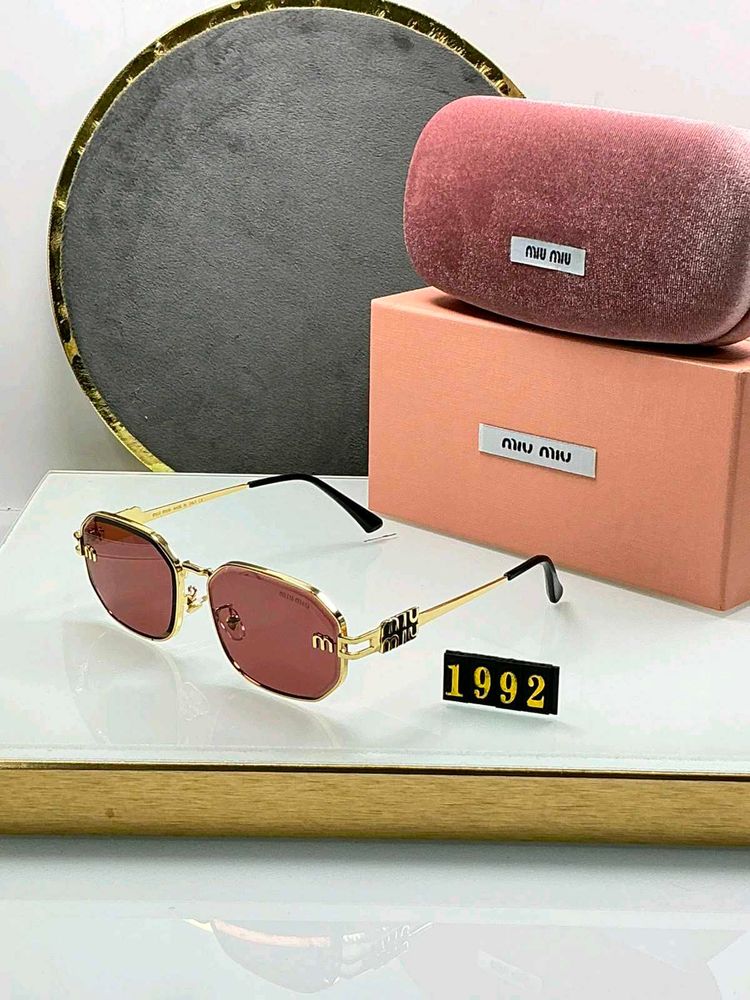 Miu Mi Sunglasses - Rose Gold Fram
