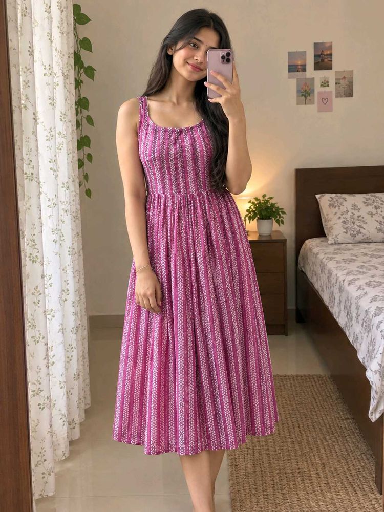 Striped Maxi Dress