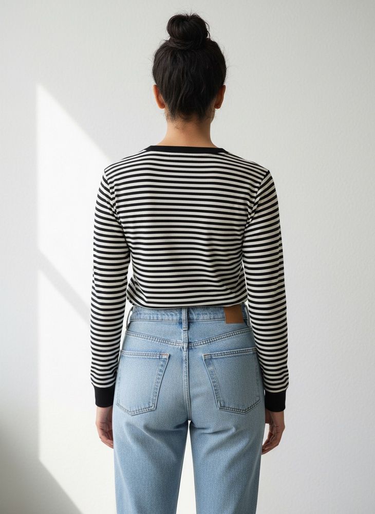 Striped Long Sleeve Top