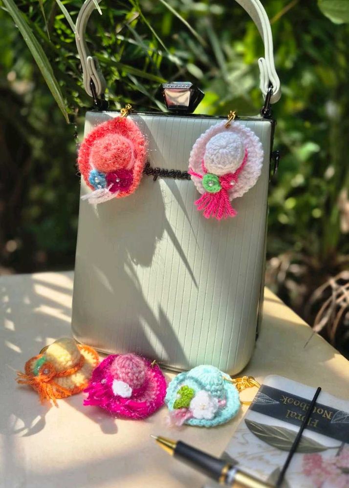 Handmade Crochet Hat Charms