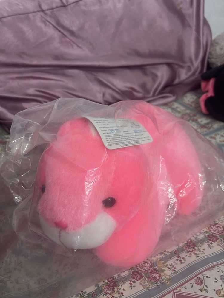 Cute Pink Plush Toy