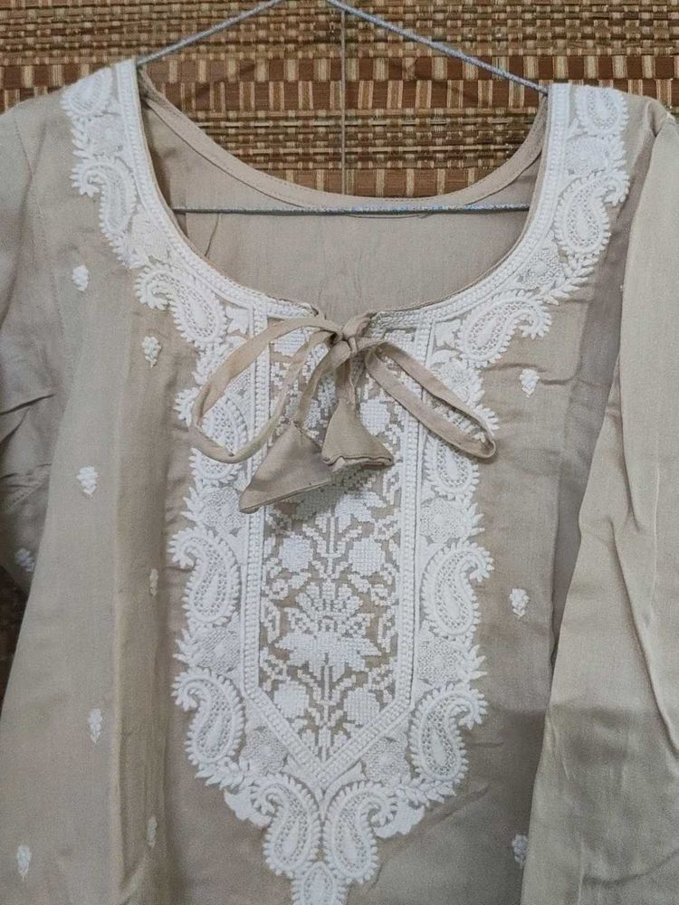 tailored made pure cotton suit