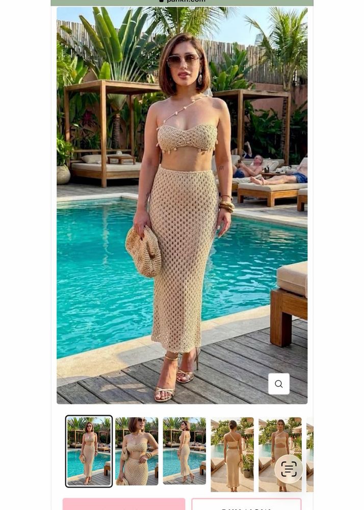 Mesh Cover-Up Dress