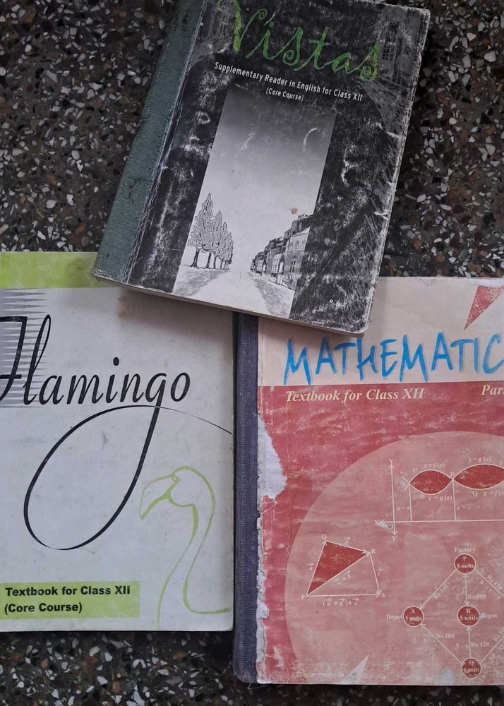 Class XII Textbooks - Flamingo, Maths, Vistas