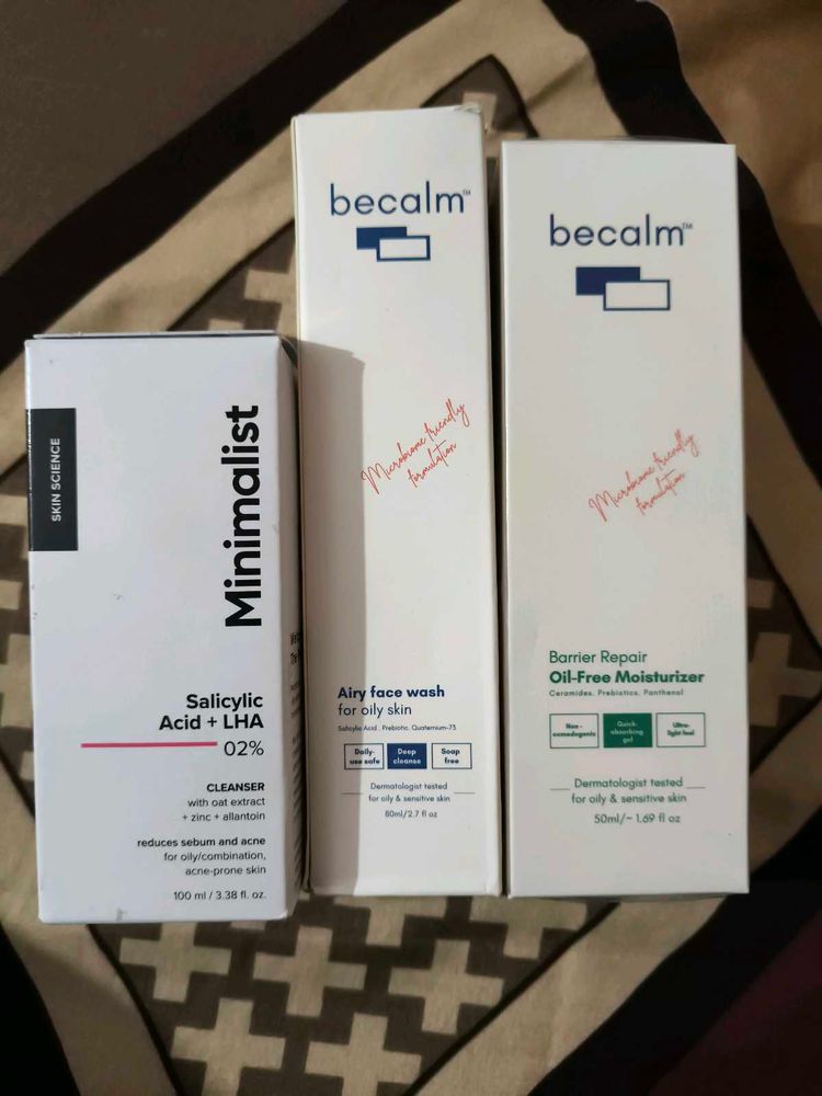 Minimalist &amp; becalm Skincare Set