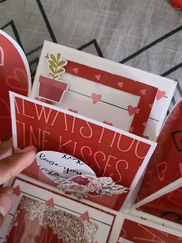Handmade Valentine's Day Explosion Box