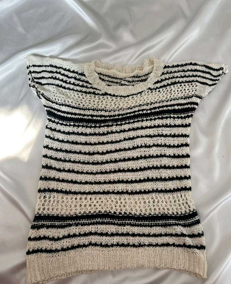 Striped Knit Top