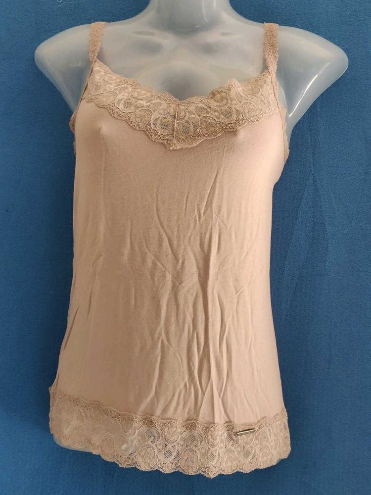 sisley Lace Trim Cami Top