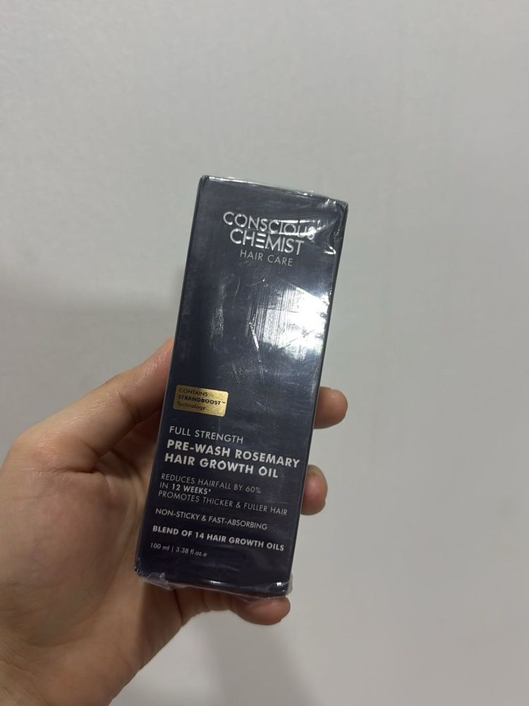 Conscious Chemist Rosemary Hair Growth Oil