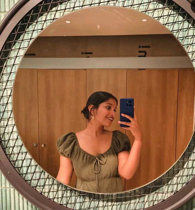 Olive Green Mini Dress