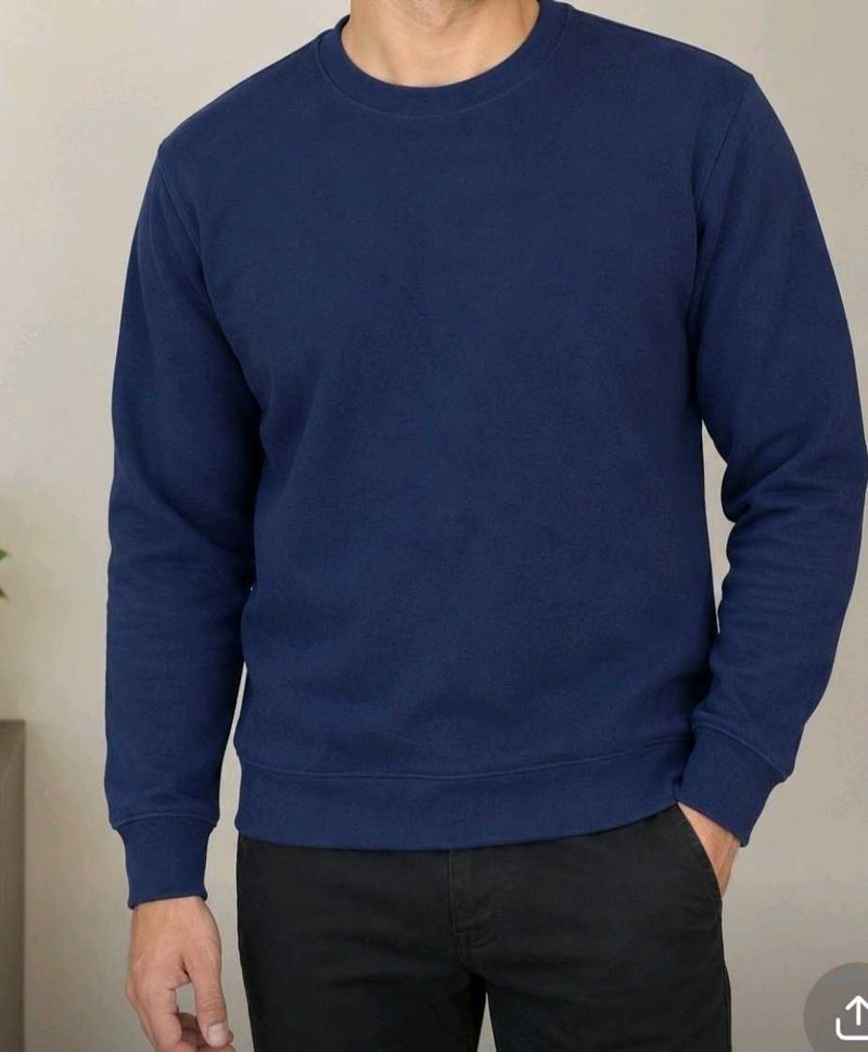navy blue sweatshirt