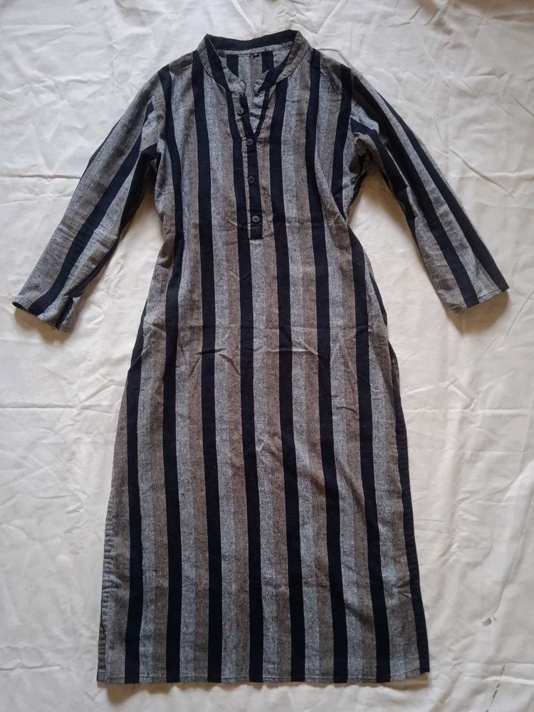 Striped Cotton Kurta