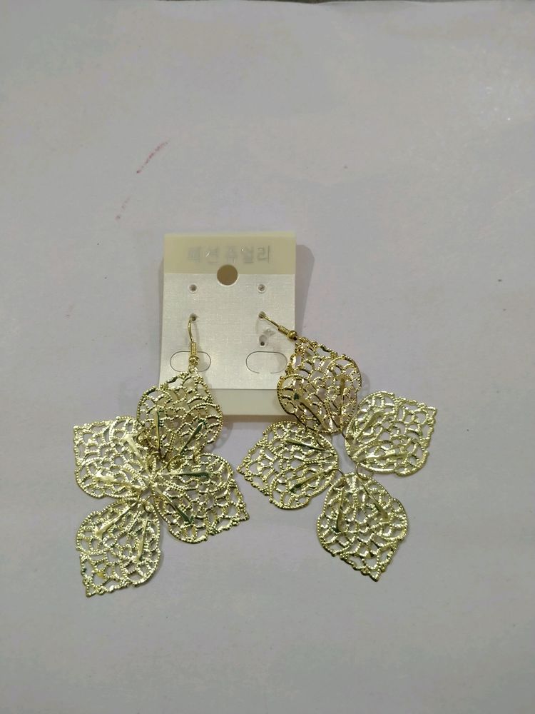 Beautiful Gold Plated Earrings Bought From Dubai