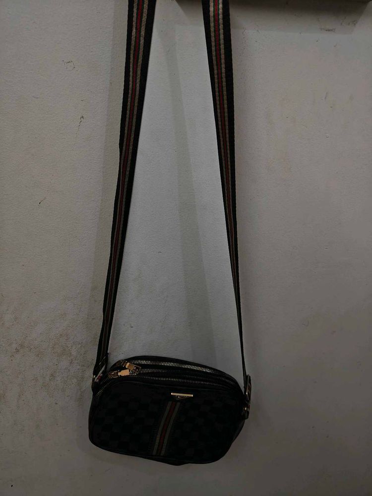 Stylish Black Crossbody Bag
