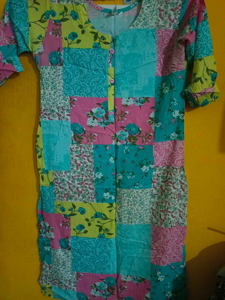 Colorful Patchwork Kurti