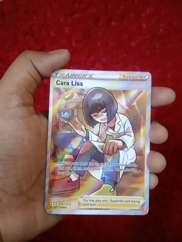 Cara Liss Trainer Pokemon Card