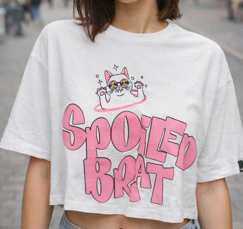 Spoiled Brat Cropped T-Shirt