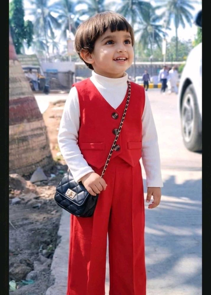 Kids Red Formal Outfit