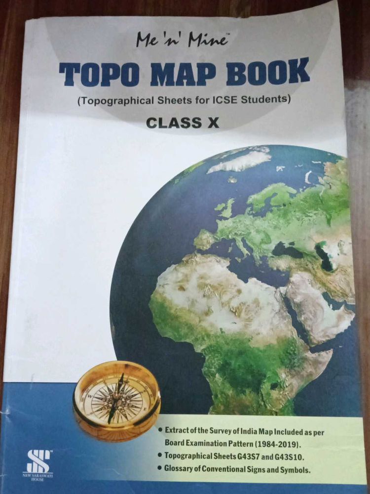 Icse 10 Topo Map Book