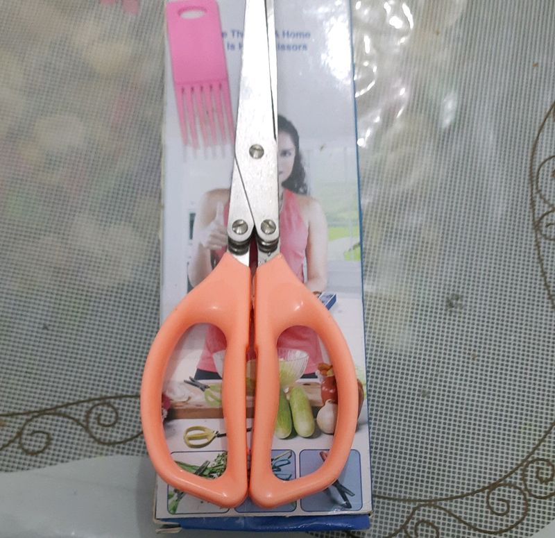 5 Blade Stainless Stell Herb Scissors