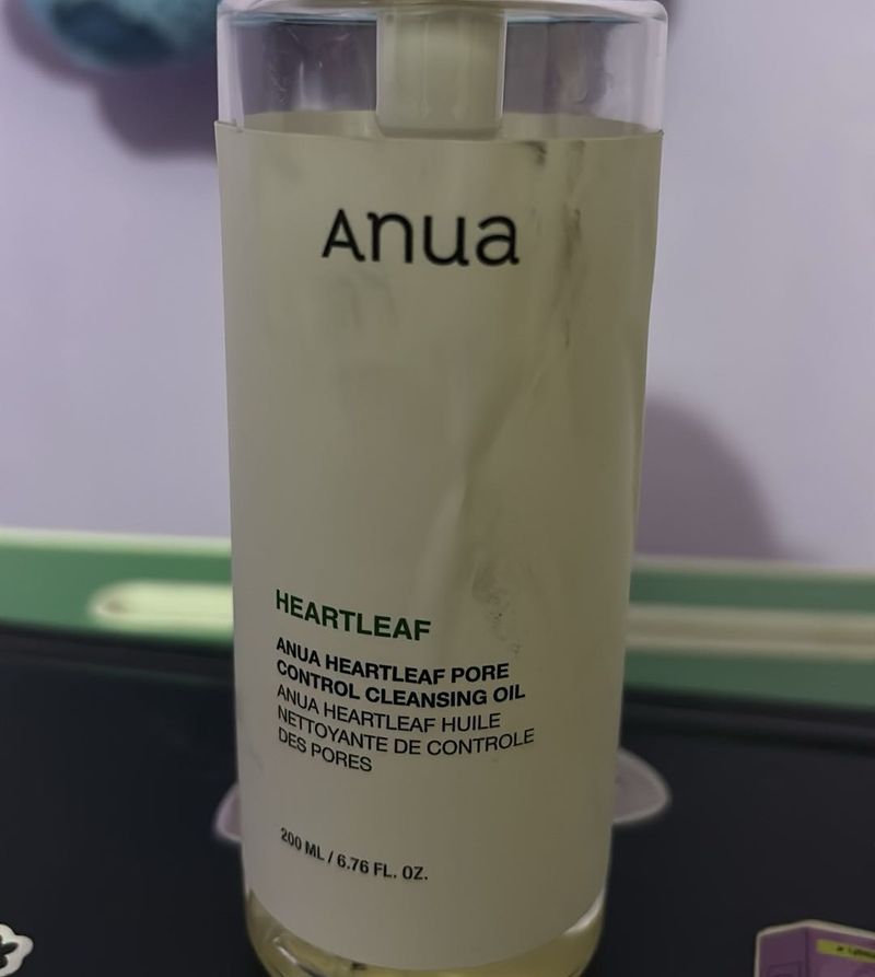 anua heartleaf pore control cleansing oil
