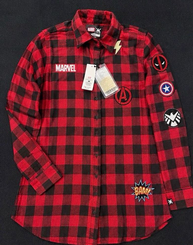 Marvel Checkered Shirt