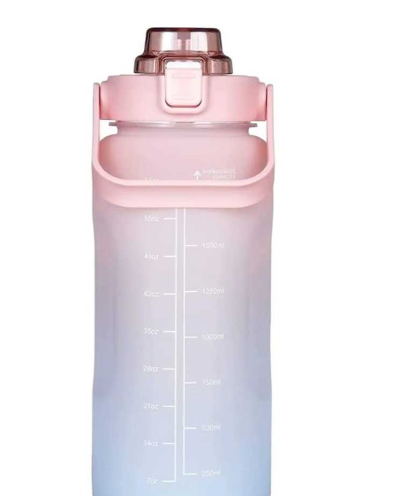 Gradient Water Bottle with Handle
