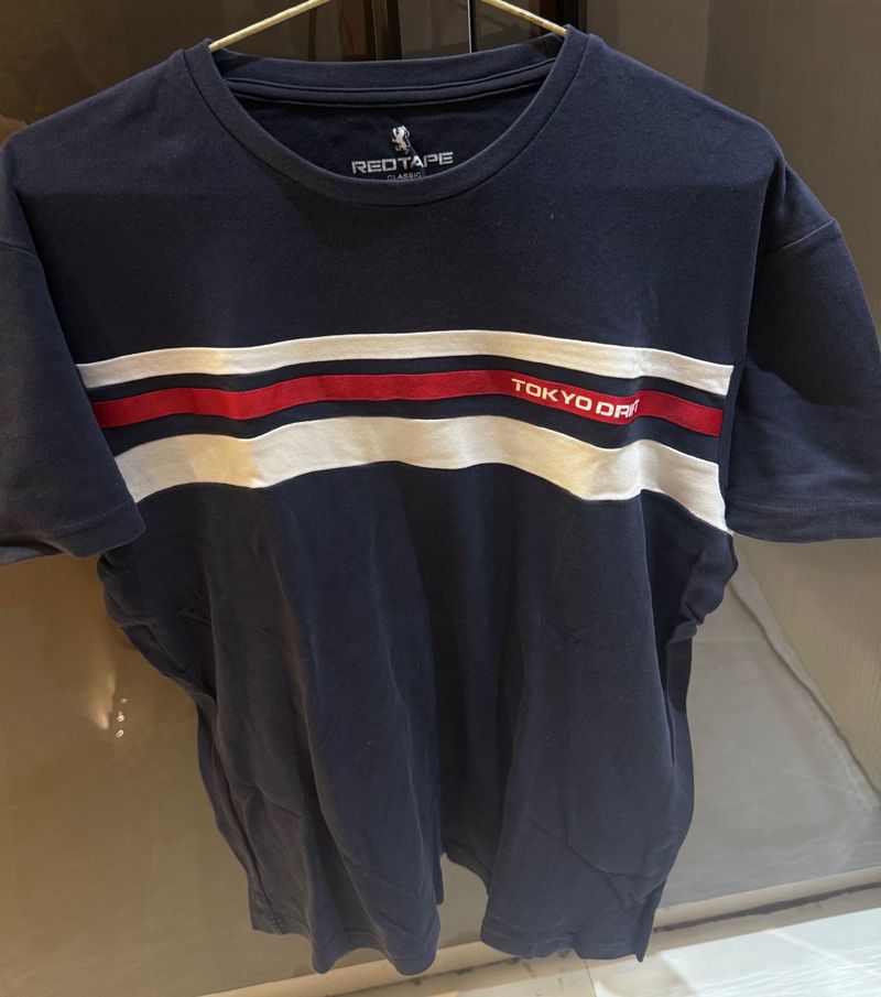 Red Tape Navy Blue T-Shirt