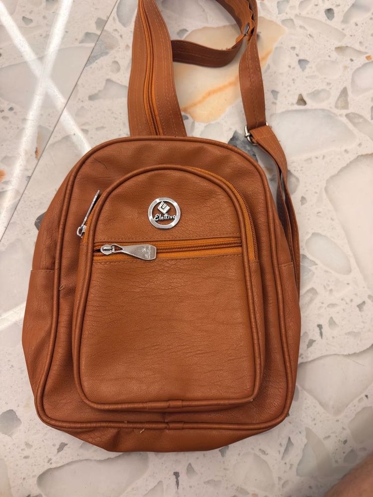 Cute Brown Crossbody Bag