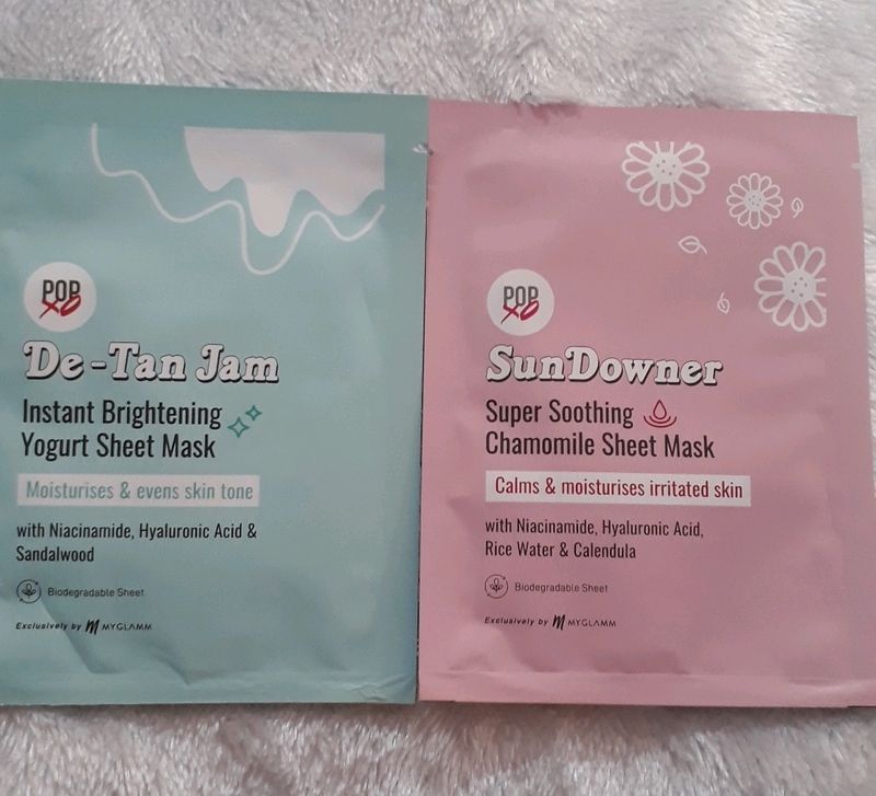 Myglamm Sheet mask Combo 2