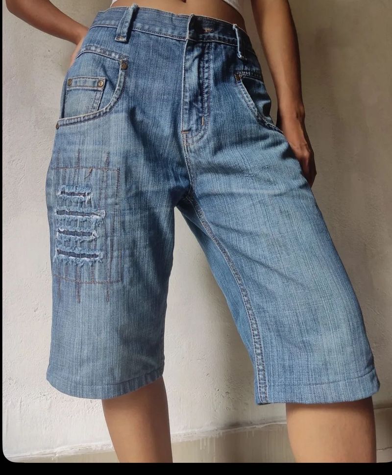Vintage Blue Denim jorts