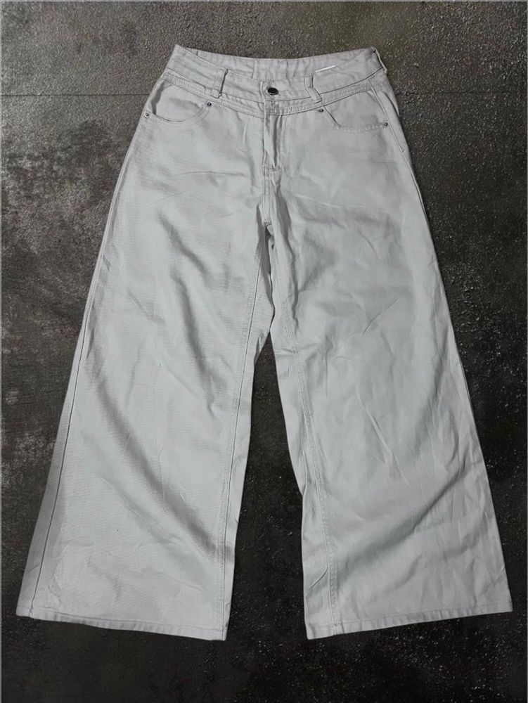 Wide Leg Denim Pants