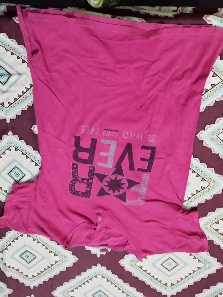 Pink Graphic T-Shirt