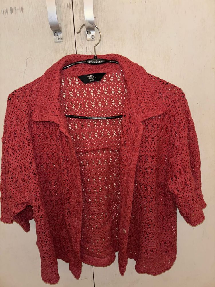 Crochet Crop Shirt