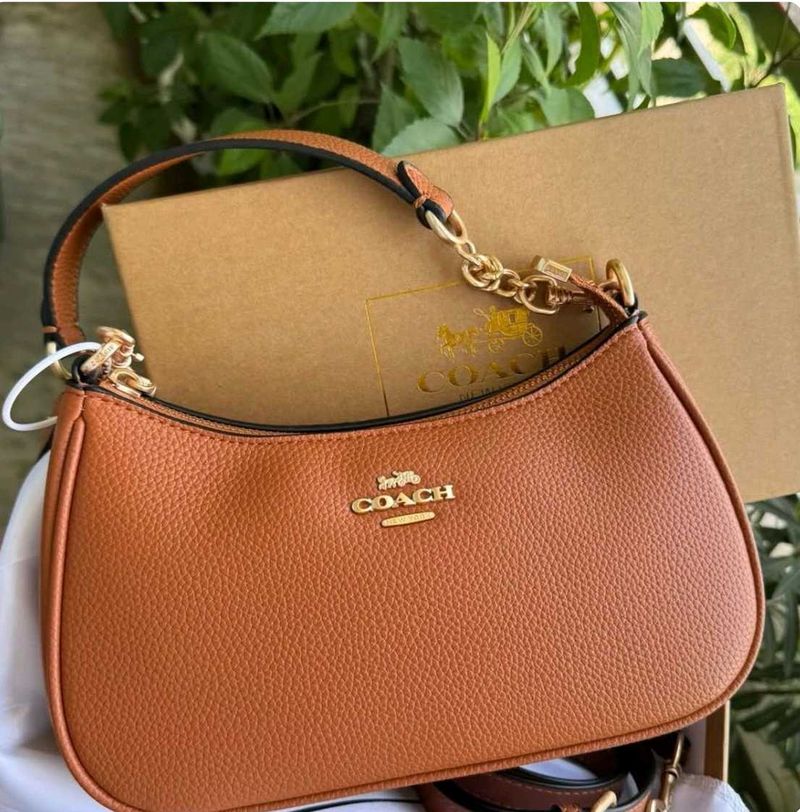 Coach Brown Leather Shoulder Bag