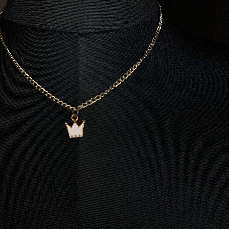 Crown Pendant Necklace